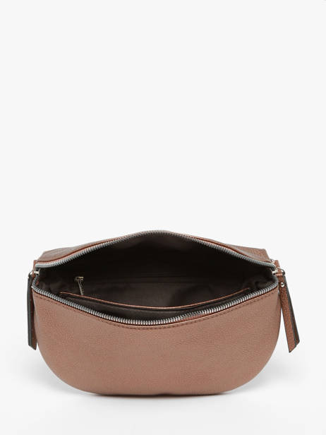 Sac Banane Miniprix Marron grained F3645 vue secondaire 3
