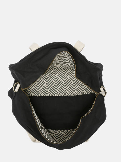 Sac De Voyage Cabine Best Seller Coton Best Seller Hindbag Noir best seller CHARLIE vue secondaire 3