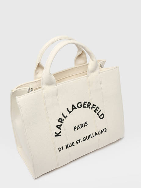 Sac à Main Rsg Coton Karl lagerfeld Blanc rsg 240W3892 vue secondaire 2