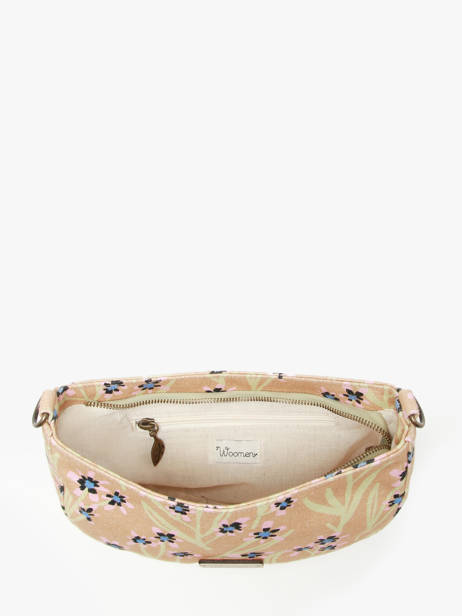 Sac Bandoulière Angelonia Coton Woomen Beige angelonia WANG01 vue secondaire 3