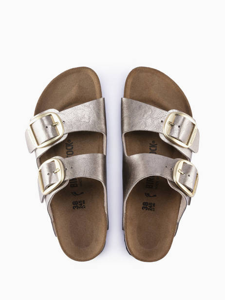 Mules Arizona Big Buckle Birkenstock Beige women 1020882 vue secondaire 2