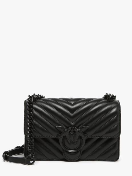 Sac Bandoulière Love Bag Quilt Cuir Pinko Noir love bag quilt A1J8