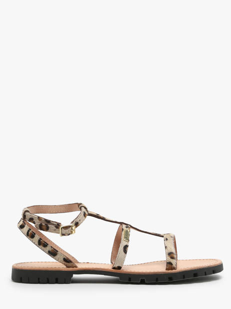 Sandales En Cuir Les tropeziennes Or women HEXOM
