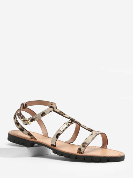 Sandales En Cuir Les tropeziennes Or women HEXOM vue secondaire 1