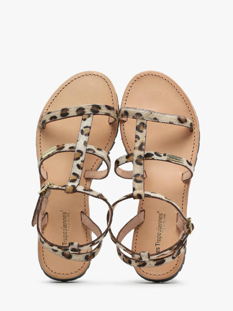 Sandales En Cuir Les tropeziennes Or women HEXOM vue secondaire 3