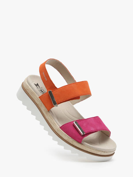 Sandales Velcro Dominica En Cuir Mephisto Rose women P5142376 vue secondaire 1