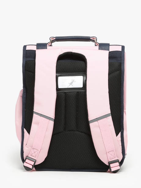 Sac à Dos 2 Compartiments Cameleon Rose vintage family boulanger SD39 vue secondaire 4