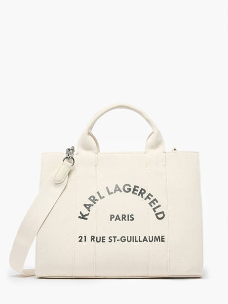 Sac à Main Rsg Coton Karl lagerfeld Blanc rsg 240W3892