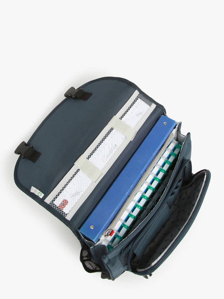 Cartable Enfant 2 Compartiments Cameleon Bleu actual BAS-CA35 vue secondaire 3