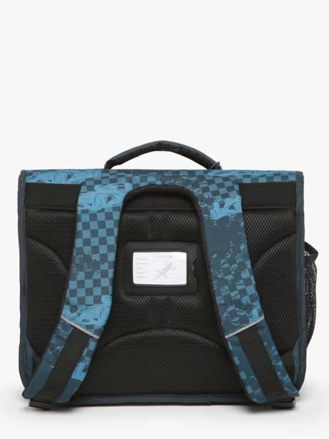 Cartable Enfant 2 Compartiments Cameleon Bleu actual BAS-CA35 vue secondaire 4