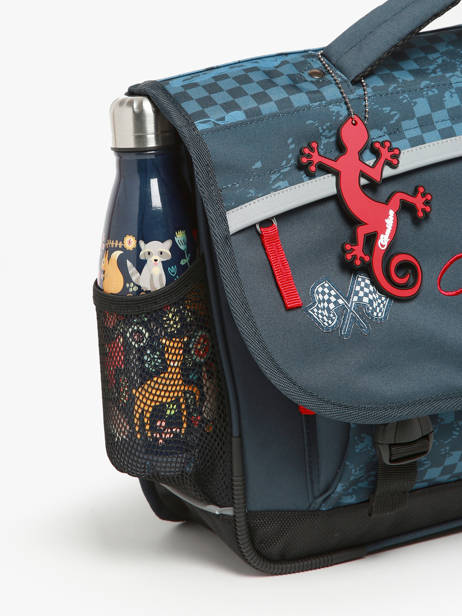 Cartable Enfant 2 Compartiments Cameleon Bleu actual BAS-CA35 vue secondaire 5