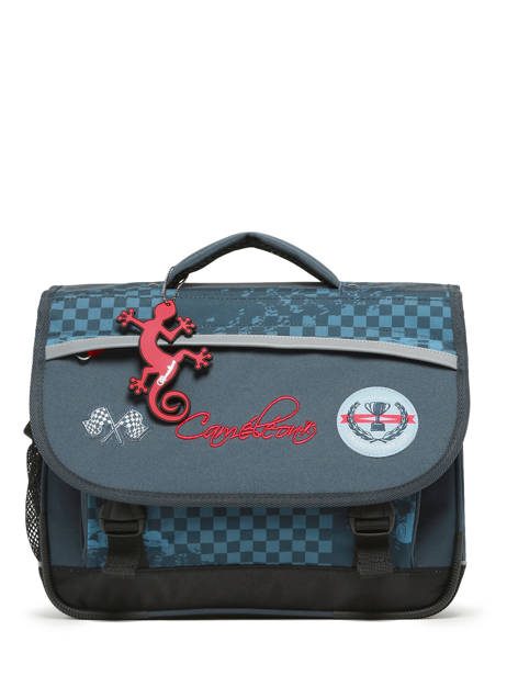 Cartable Enfant 2 Compartiments Cameleon Bleu actual BAS-CA35 vue secondaire 6