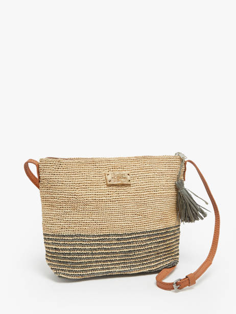 Sac Bandoulière L'atelier Du Crochet Raphia Le voyage en panier Beige l'atelier du crochet AM753 vue secondaire 2