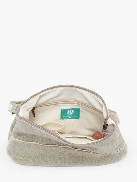 Sac Bandoulière Naturel Le voyage en panier Beige naturel PM808 vue secondaire 3