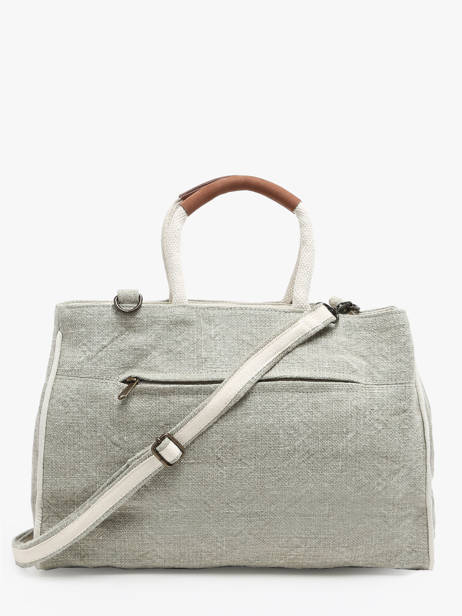 Sac Porté Main Naturel Le voyage en panier Beige naturel PM807 vue secondaire 4
