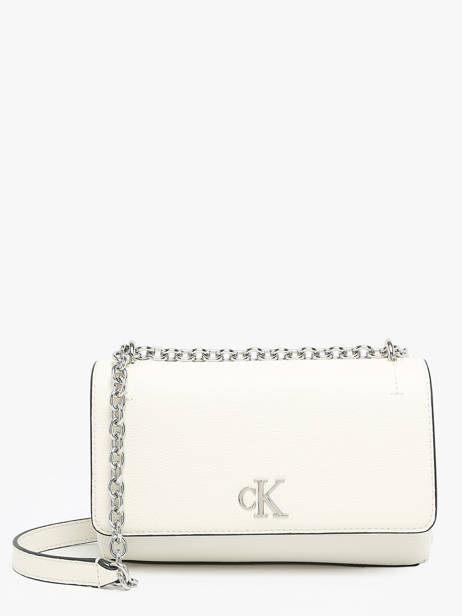 Sac Bandoulière Minimal Mono Polyester Recyclé Calvin klein jeans Blanc minimal mono K612233