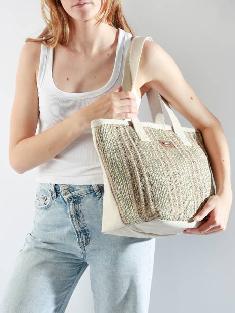Cabas Comino Jute Les tropeziennes Beige comino TZ01 vue secondaire 1