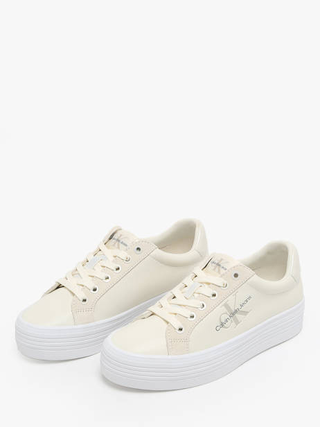 Sneakers Calvin klein jeans Beige women 14920GI vue secondaire 2