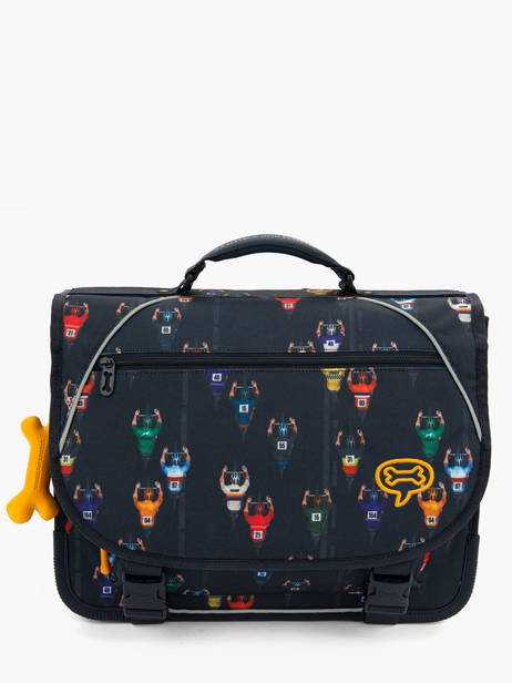 Cartable 2 Compartiments Lily Boys Stones and bones Multicolore boys B