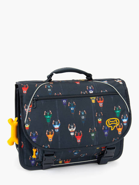 Cartable 2 Compartiments Lily Boys Stones and bones Multicolore boys B vue secondaire 2