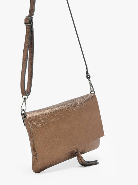 Sac Bandoulière Caviar Cuir Milano Marron caviar CA22112 vue secondaire 2