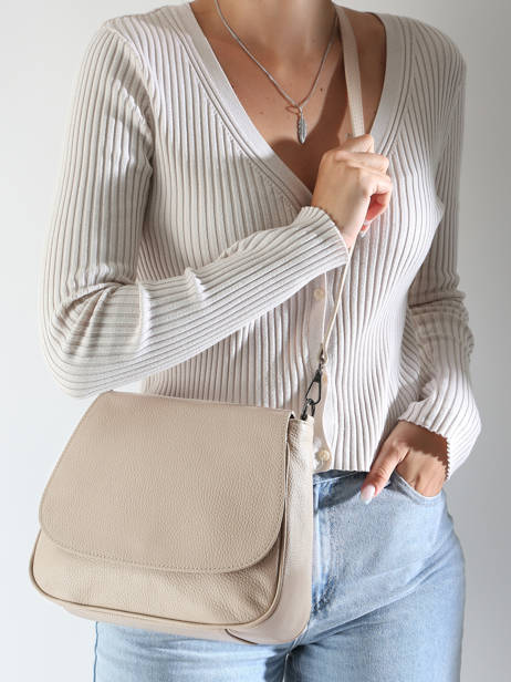 Sac Bandoulière Caviar Cuir Milano Beige caviar CA240613 vue secondaire 1