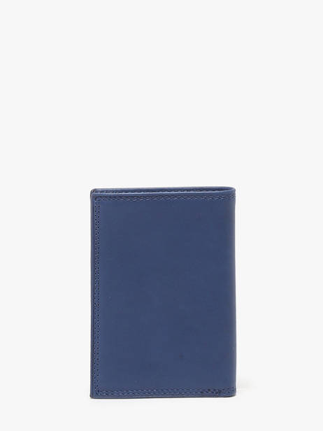 Porte-cartes Cuir Katana Bleu marina 753038 vue secondaire 2