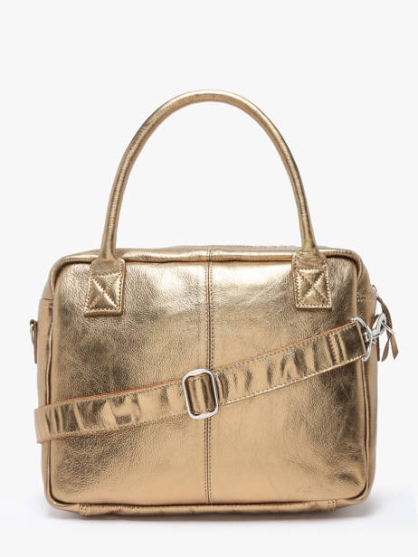Sac Le Dandy A4 Cuir Paul marius Or vintage S vue secondaire 4
