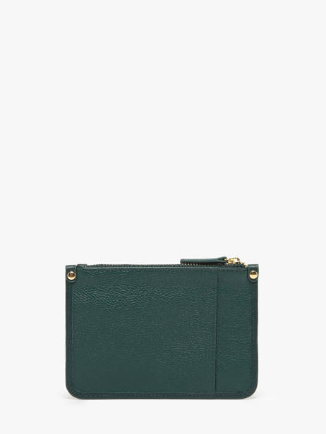 Porte-monnaie Cuir Nat et nin Vert vintage ELISE vue secondaire 2