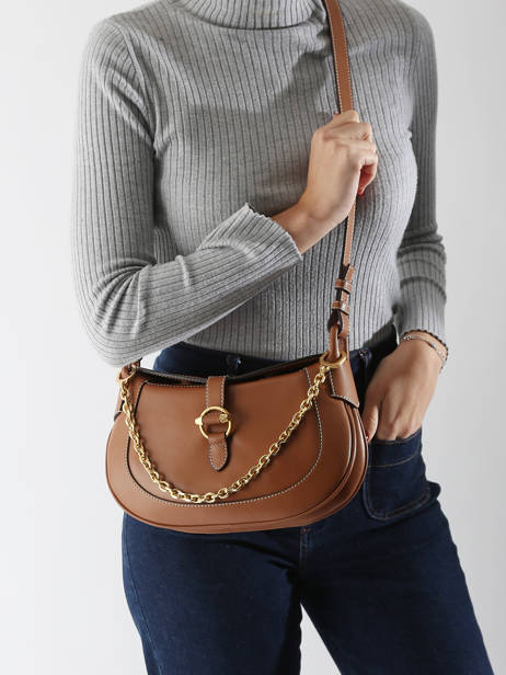 Sac Bandoulière Pia Cuir Le tanneur Marron pia TPIA1200 vue secondaire 1