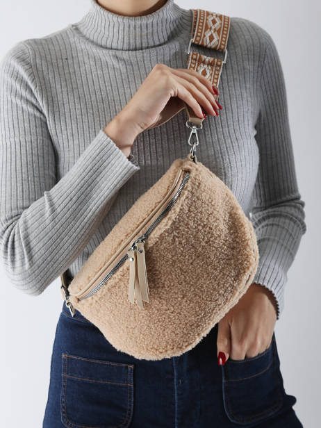 Sac Banane Miniprix Marron sangle 2 vue secondaire 1