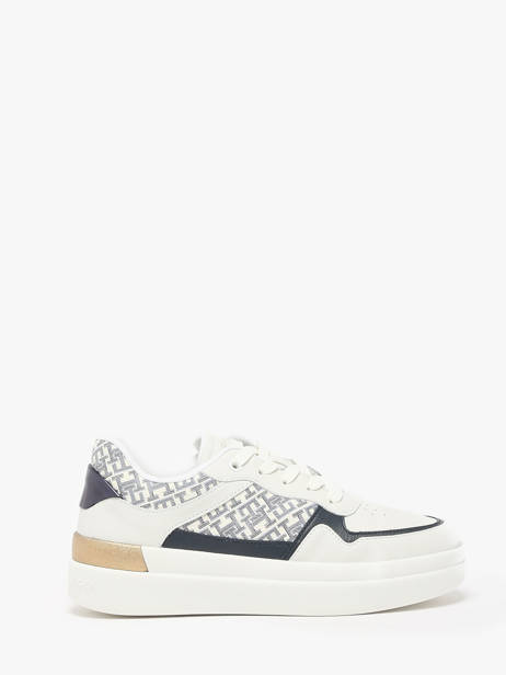 Sneakers En Cuir Tommy hilfiger Blanc women 8381YBL