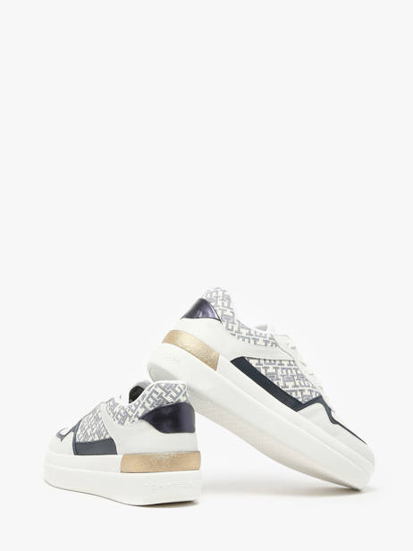 Sneakers En Cuir Tommy hilfiger Blanc women 8381YBL vue secondaire 3