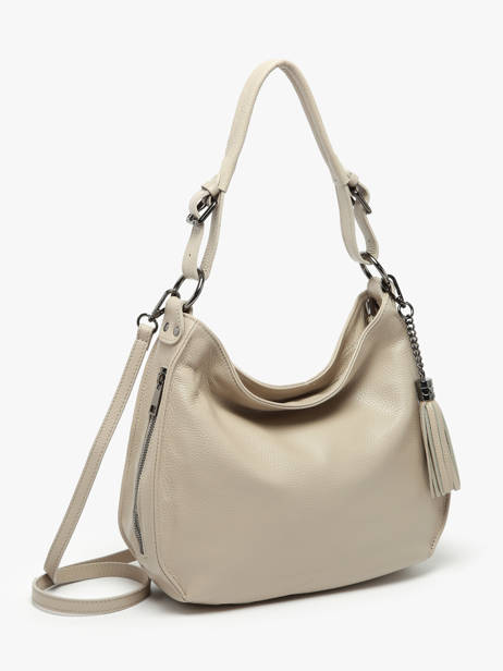 Sac Porté épaule Caviar Cuir Milano Beige caviar CA24068 vue secondaire 2