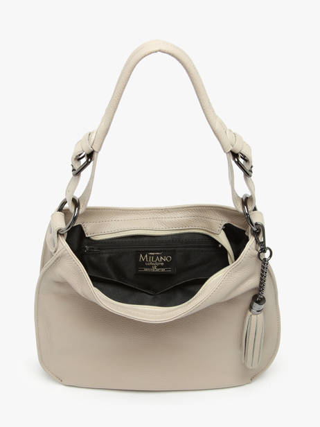 Sac Porté épaule Caviar Cuir Milano Beige caviar CA24068 vue secondaire 3