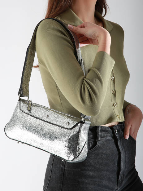 Sac Bandoulière Billie  Miroir Paul marius Argent miroir BILLIMIR vue secondaire 1