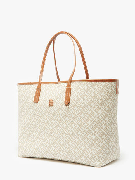 Sac Porté épaule Th Monoplay Cuir Tommy hilfiger Marron th monoplay AW17379 vue secondaire 2