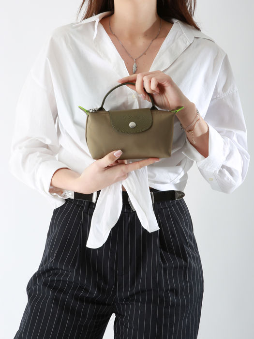 Longchamp Le pliage green Pochette/trousse Vert