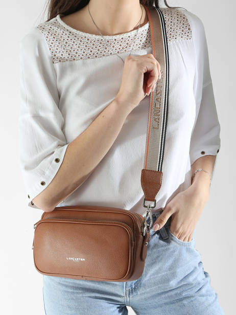 Sac Bandoulière Milano Ana Cuir Lancaster Beige milano ana 62 vue secondaire 1