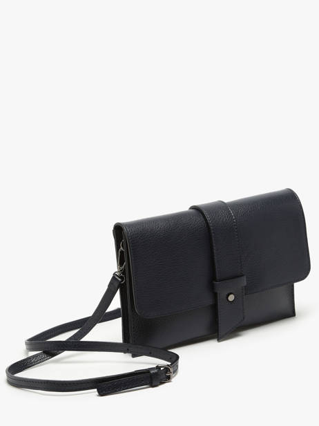 Sac Bandoulière Caviar Cuir Milano Bleu caviar CA240610 vue secondaire 2