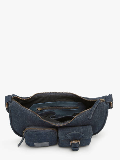Sac Porté épaule Cargo Denim Coton Basilic pepper Bleu cargo denim BCAD04 vue secondaire 3