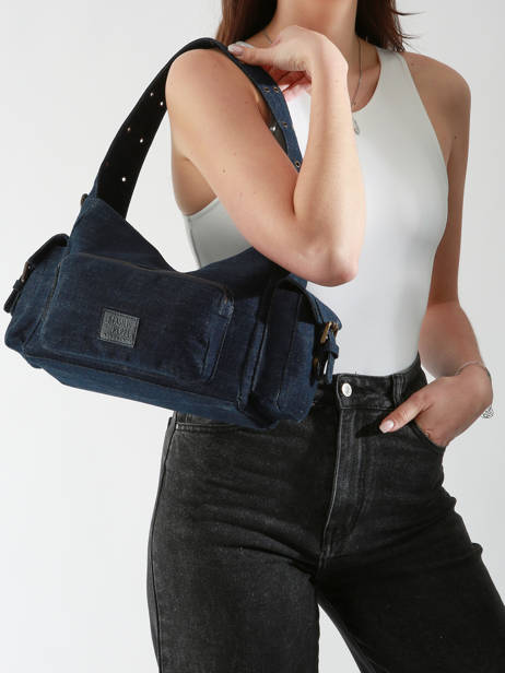 Sac Banane Cargo Denim Basilic pepper Bleu cargo denim BCAD05 vue secondaire 1