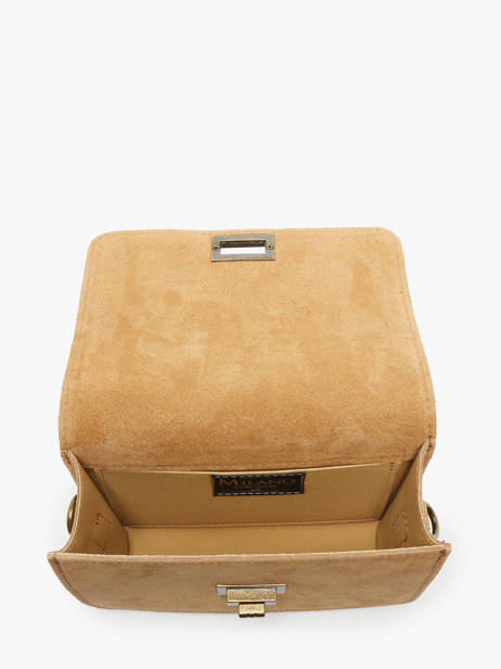 Sac Bandoulière Velvet Cuir Milano Marron velvet VE24115 vue secondaire 3