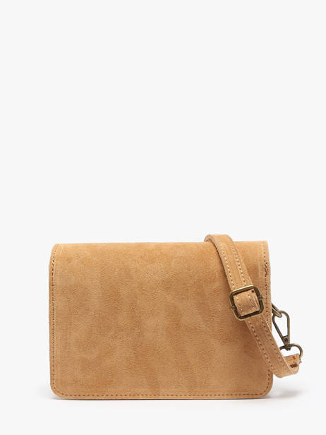 Sac Bandoulière Velvet Cuir Milano Marron velvet VE24115 vue secondaire 4
