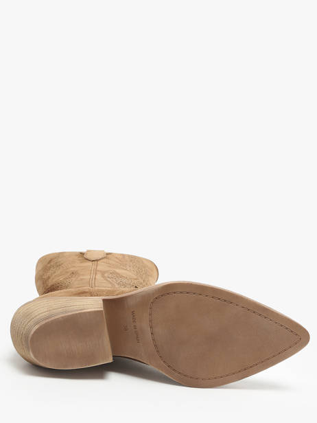 Santiags Holly En Cuir Alpe Marron women 53551101 vue secondaire 5