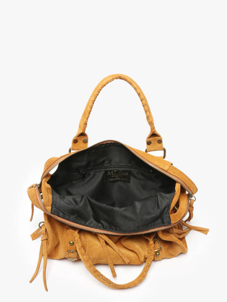 Sac Porté épaule Velvet Cuir Milano Marron velvet VE24094 vue secondaire 3