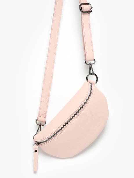 Sac Banane Caviar Cuir Milano Rose caviar CA19091B vue secondaire 2