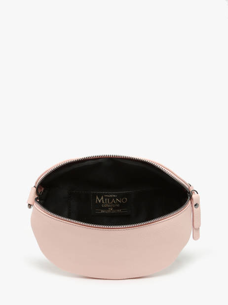 Sac Banane Caviar Cuir Milano Rose caviar CA19091B vue secondaire 3