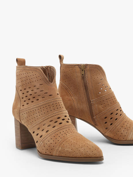 Bottines à Talon City En Cuir Alpe Marron women 53851136 vue secondaire 2