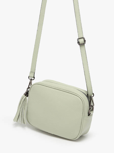 Sac Bandoulière Caviar Cuir Milano Vert caviar CA2006N vue secondaire 2